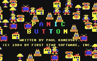 Panic Button Title Screen